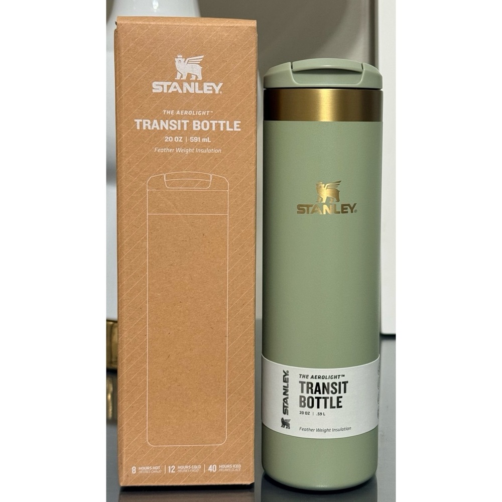 STANLEY AeroLight 20oz Transit Bottle,‎ JUNIPER GREEN